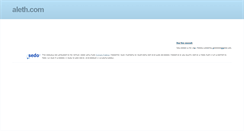 Desktop Screenshot of aleth.com