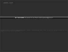Tablet Screenshot of aleth.com